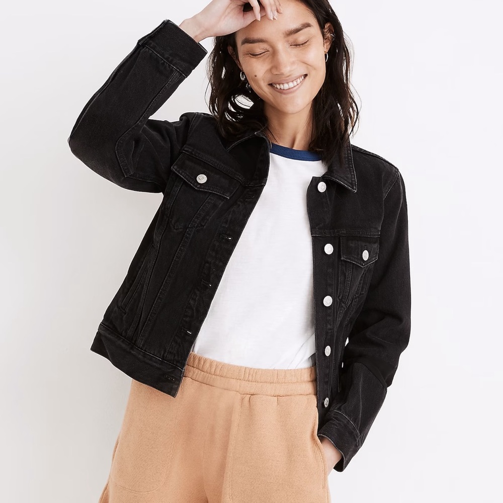 NWOT Madewell The Jean Jacket in Lunar Wash
